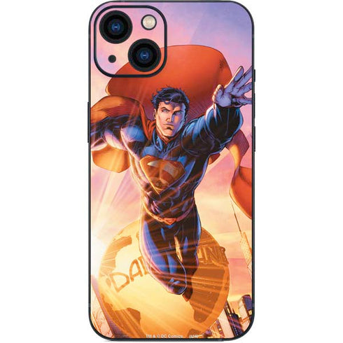 DC Comics Superman Unchained #1 75th Anniversary Cover Art by Jim Lee iPhone 14 Plus Skin